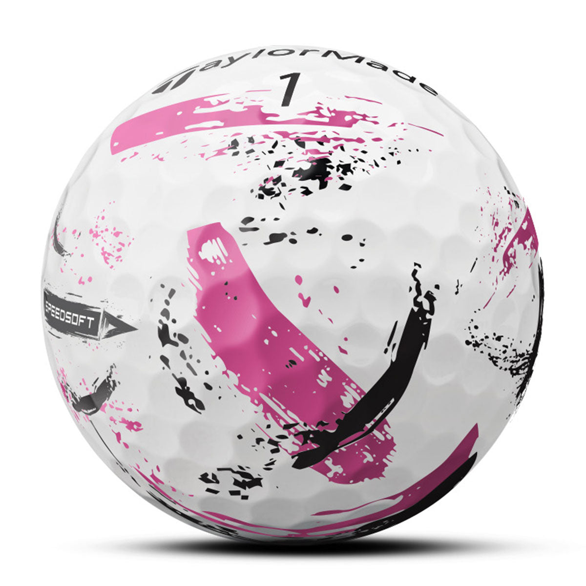 TaylorMade Speedsoft Golf Balls - Pink Ink / Dozen